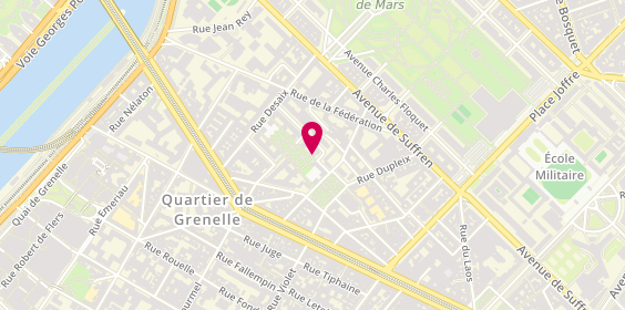 Plan de Fat Tire Tours City Segway Tours Classic, 24 Rue Edgar Faure, 75015 Paris