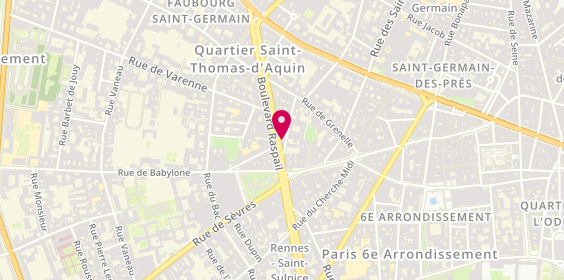 Plan de Havas Voyages - Ouest Voyages, 35 Boulevard Raspail, 75007 Paris