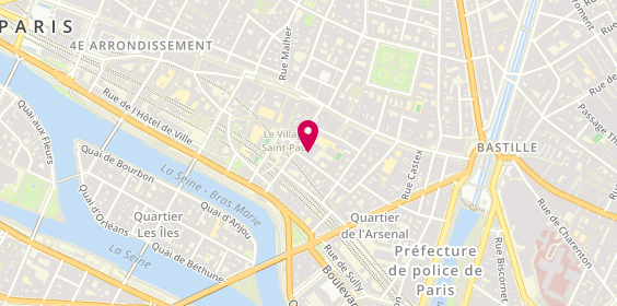 Plan de Partir Entre Amis, 14 Rue Charles V, 75004 Paris