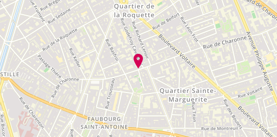 Plan de Mediaup-Croisieres Thematiques, Rez-De-Chaussée
77 Rue de Charonne 1er Bureau à Droite, 75011 Paris