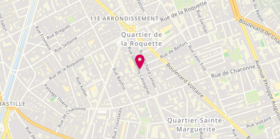 Plan de Agence de voyage Mikadoo, 26 Rue Godefroy Cavaignac, 75011 Paris