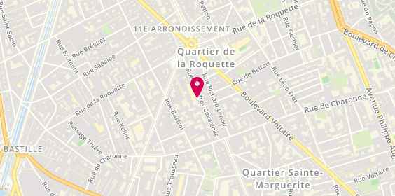 Plan de Arista Voyages, 29 Rue Godefroy Cavaignac, 75011 Paris