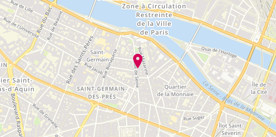 Plan de Bon Voyage Paris, 33 Rue de Seine, 75006 Paris