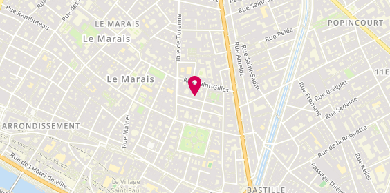 Plan de Novelatravel Around The World, 14 rue des Minimes, 75003 Paris