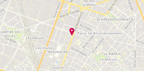 Plan de WEP (Paris), 43 Rue Beaubourg, 75003 Paris