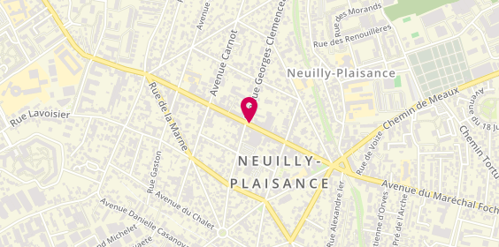 Plan de Jet Tours, 31 avenue du Maréchal Foch, 93360 Neuilly-Plaisance