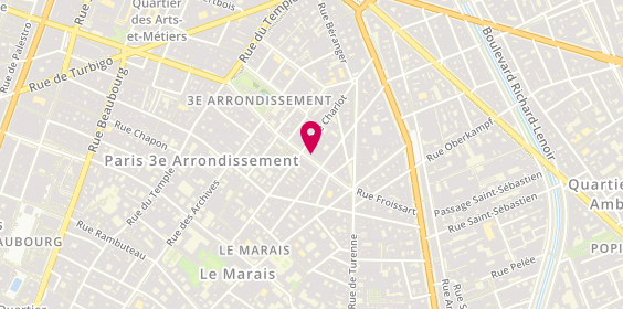 Plan de Selectour, 14 Rue de Bretagne, 75003 Paris