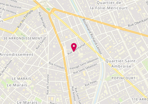 Plan de UNI Tours, 8 Rue Oberkampf, 75011 Paris