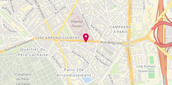 Plan de Selectour, 30 Rue Belgrand, 75020 Paris