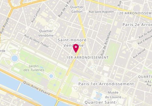 Plan de Selectour, 11 Rue des Pyramides, 75001 Paris