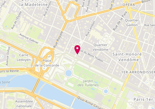 Plan de VILLANOVO - Luxury Villa Rentals, 244 Rue de Rivoli, 75001 Paris