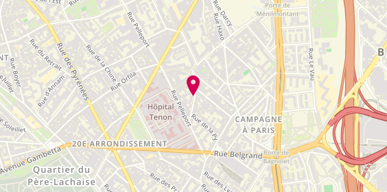 Plan de Al Bayt, 17 Rue le Bua, 75020 Paris