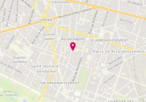 Plan de Tourcom, 50 Rue Sainte-Anne, 75002 Paris
