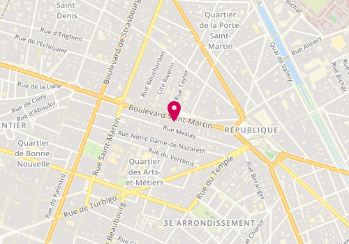 Plan de Revolugo, 29 Boulevard Saint-Martin, 75009 Paris