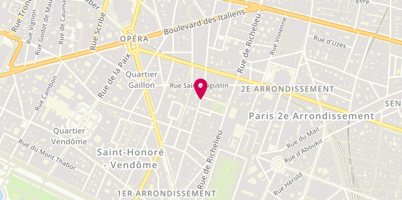 Plan de Multitour, 60 Sainte Anne, 75002 Paris