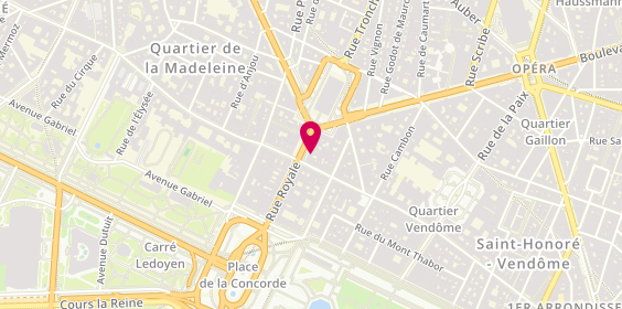 Plan de Pacha Tours International, 18 Rue Royale, 75008 Paris