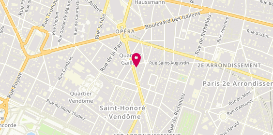 Plan de Relais & Châteaux, 34 avenue de l'Opéra, 75002 Paris