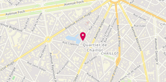 Plan de Exocet Voyages, 61 Rue Lauriston, 75116 Paris