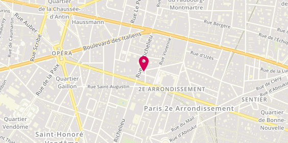Plan de LangStart International, 9 Rue des Colonnes, 75002 Paris