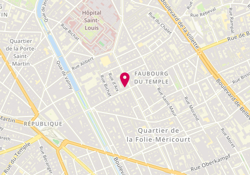 Plan de Sirènes Voyages, 65 Rue du Faubourg du Temple, 75010 Paris