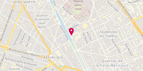 Plan de Karta Voyages Travel Agency, 56 Quai de Jemmapes, 75010 Paris