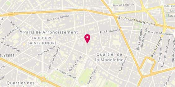 Plan de The French Route, 12 Rue de Miromesnil, 75008 Paris