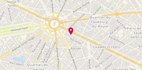 Plan de Easy Club Med Club Aquarius Club Junio, 125 avenue des Champs-Élysées, 75008 Paris