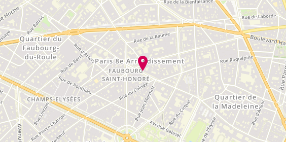 Plan de Donatello, 140 Rue du Faubourg Saint Honore, 75008 Paris