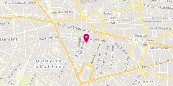 Plan de Report'Air, 37 Rue des Mathurins, 75008 Paris