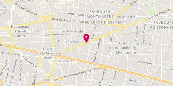 Plan de Centrale Loisirs Voyages, 26 Rue la Fayette, 75009 Paris
