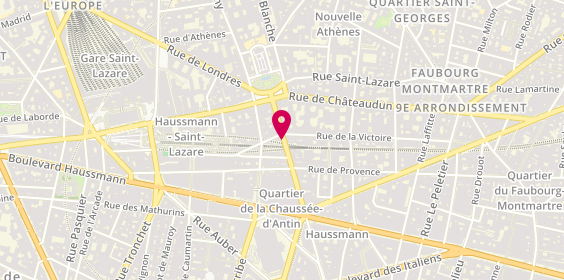 Plan de PARTIR - Voyages, 43 Rue de la Chau. d'Antin, 75009 Paris