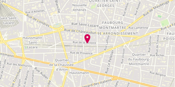 Plan de Worldwide Exclusive Services, 49 Rue de la Victoire, 75009 Paris