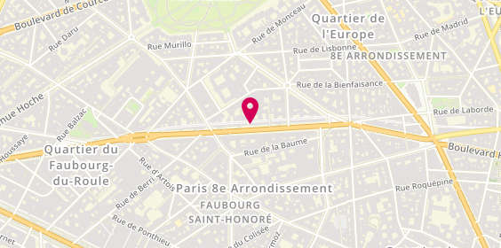 Plan de Time2Go, 156 Boulevard Haussmann, 75008 Paris