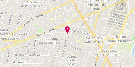 Plan de Agence Cimiez Voyages, 84 Hauteville, 75010 Paris