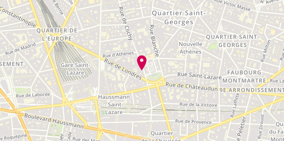 Plan de Jacaranda de Madagascar, 9 Rue de Clichy, 75009 Paris