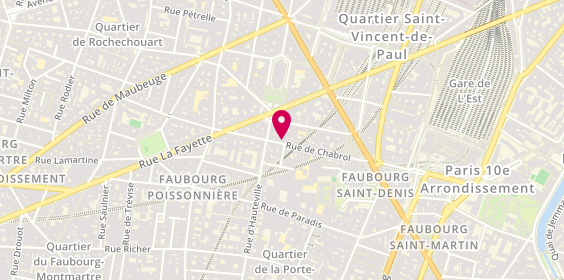 Plan de Ile Maurice Voyages, 38-40 Rue de Chabrol, 75010 Paris