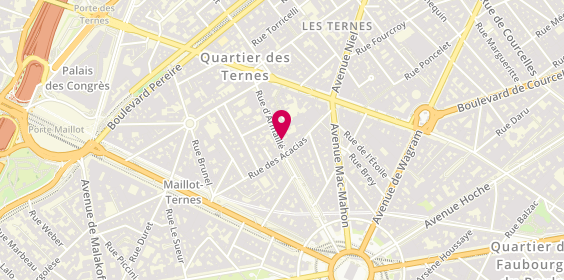 Plan de Lodge Me France, 6 Rue d'Armaillé, 75017 Paris