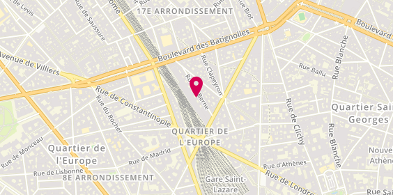 Plan de Destinaion Plus, 15 Rue de Berne, 75008 Paris