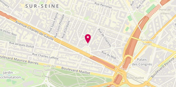 Plan de Asia, 13 Rue Madeleine Michelis, 92200 Neuilly-sur-Seine