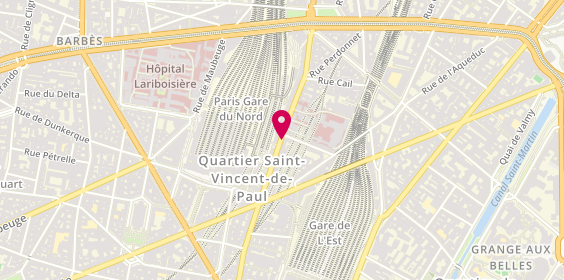 Plan de Chola Voyages - Chola Travels, 190 Rue du Faubourg Saint-Denis, 75010 Paris