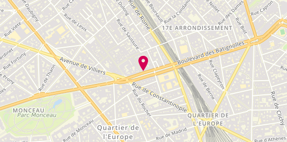 Plan de Havas Voyages, 86 Boulevard Batignolles, 75017 Paris