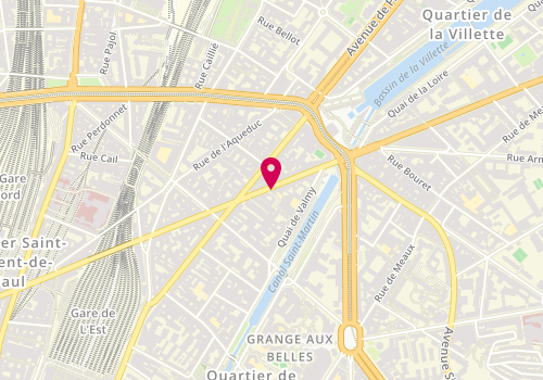 Plan de United Voyages Agence de Voyages, 216 Rue la Fayette, 75010 Paris