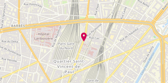 Plan de Eva Travels SARL, 208 Bis Rue du Faubourg Saint-Denis, 75010 Paris
