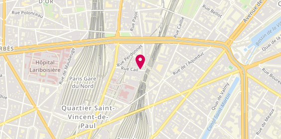 Plan de Chearan Travels, 4 Rue Cail, 75010 Paris