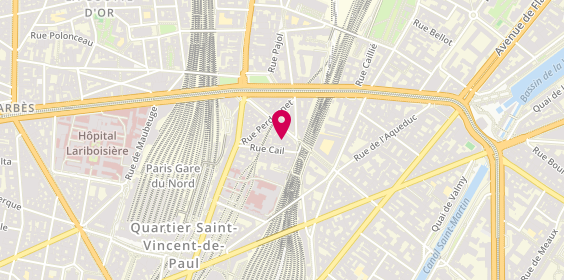 Plan de Errances Voyages, 55 Rue Louis Blanc, 75010 Paris