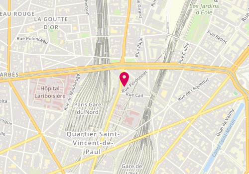 Plan de Pondichery, 3 Rue Perdonnet, 75010 Paris