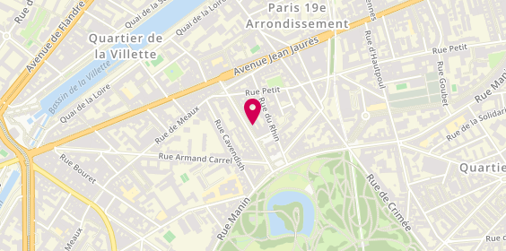 Plan de Selectour, 12 avenue de Laumière, 75019 Paris