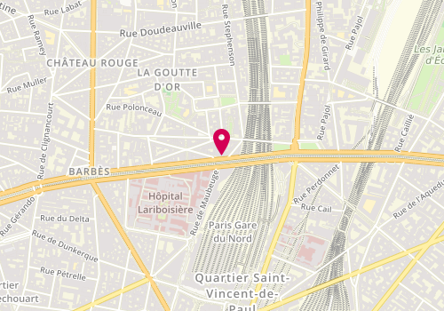 Plan de Selectour Afat, 58 Boulevard de la Chapelle, 75018 Paris