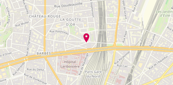 Plan de Barbes Services, 3 Rue de la Charbonnière, 75018 Paris