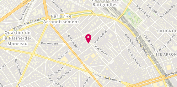 Plan de Meridianis Voyages, 53 Rue de Tocqueville, 75017 Paris